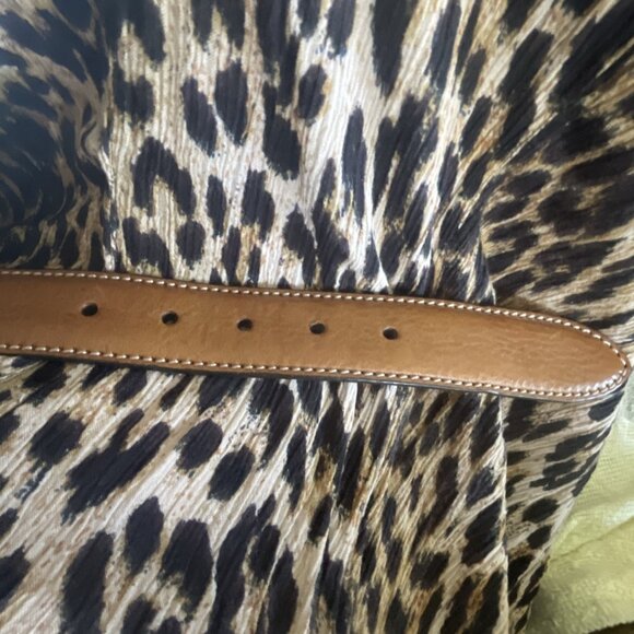 Trafalgar Mens Brown Brando Fine Italian Leather Belt 32 Preppy Office Academia - Picture 7 of 10